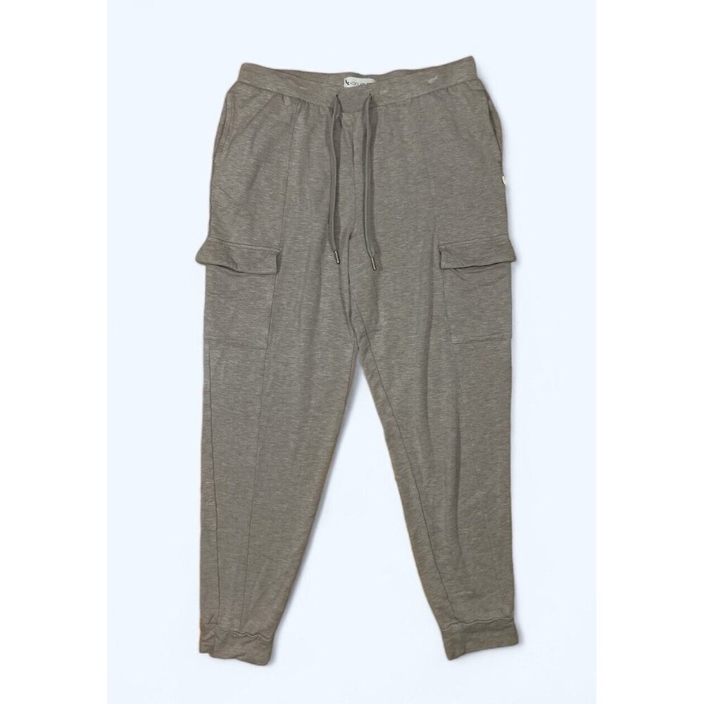 Koolaburra by UGG Jogger Pants MEDIUM Taupe Heather Brushed Back French Terry
